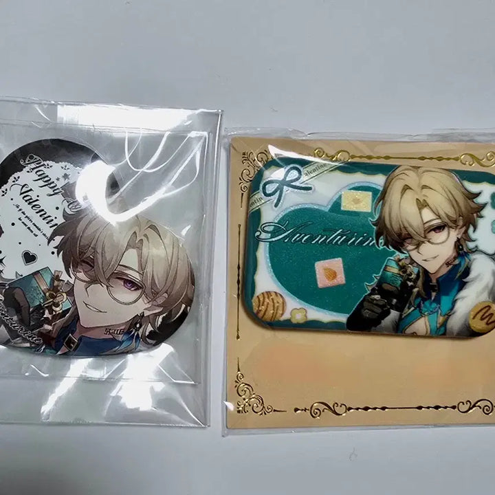 [BUNJANG] Honkai Star Rail Aventurine White Day Can Badge Bundle Set / 붕괴 스타레일 어벤츄린 화이트데이 캔뱃지 일괄