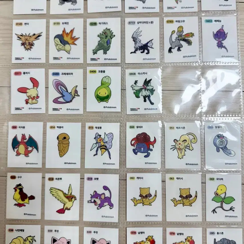 [BUNJANG] Pokemon Stickers Individual Sale (Seasons 1-5) / 모든종류 포켓몬 띠부씰 개별 판매 시즌12345 메가 거다이맥스 알로라