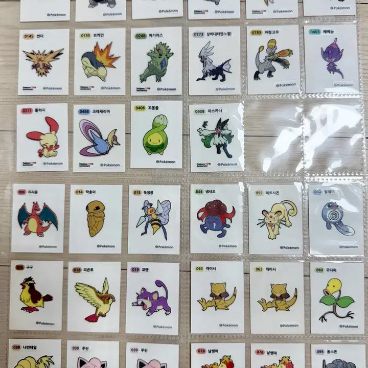 [BUNJANG] Pokemon Stickers Individual Sale (Seasons 1-5) / 모든종류 포켓몬 띠부씰 개별 판매 시즌12345 메가 거다이맥스 알로라
