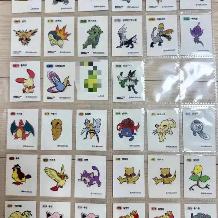 [BUNJANG] Pokemon Stickers Individual Sale (Seasons 1-5) / 모든종류 포켓몬 띠부씰 개별 판매 시즌12345 메가 거다이맥스 알로라
