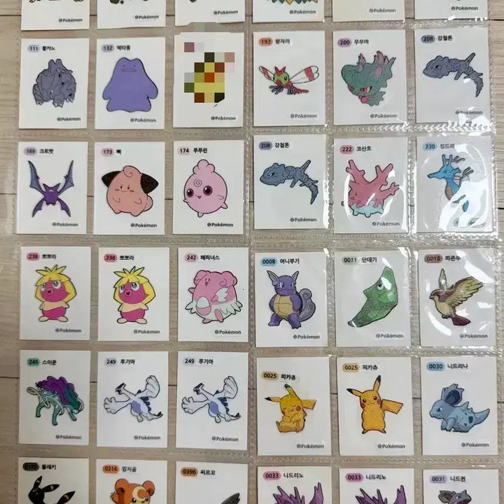 [BUNJANG] Pokemon Stickers Individual Sale (Seasons 1-5) / 모든종류 포켓몬 띠부씰 개별 판매 시즌12345 메가 거다이맥스 알로라