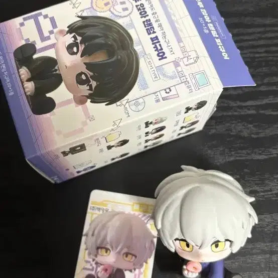[BUNJANG] Gye Dam Chul Geun J3 Sitting Figure / 괴담출근 모두 앉아 피규어 j3 제삼 양도 판매(박스+카드 포함)