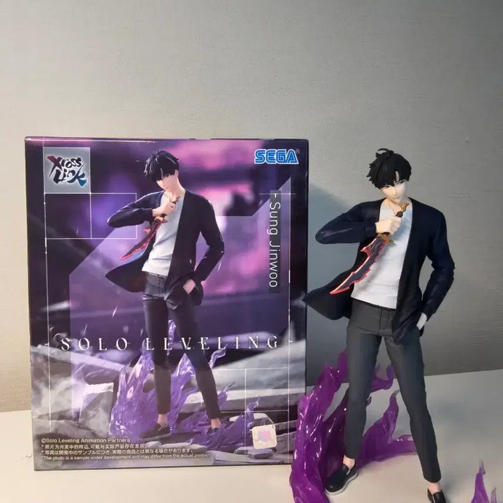 [BUNJANG] Solo Leveling Sung Jinwoo Figure (Sealed) / [정품/미개봉]  나혼자만레벨업  세가(SEGA) 성진우 피규어