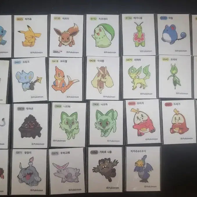 [BUNJANG] Pokemon Bread Stickers / 포켓몬스터 띠부띠부씰 판매/교환 합니다.
