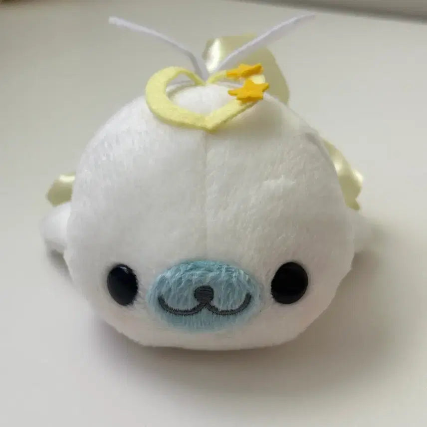 [BUNJANG] San-X Rare Angel Mamemoguma Plush / 주말할인)고전 산엑스 레어 천사 마메고마 인형