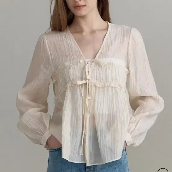[BUNJANG] OIOI Shearling Blouse / 오브오브 시어링 블라우스