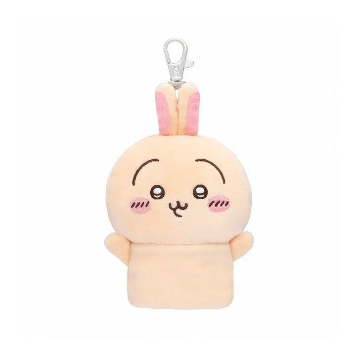 [BUNJANG] Chiikawa Usagi Plush Keychain Cover / 치이카와 누이구루미 열쇠커버 우사기