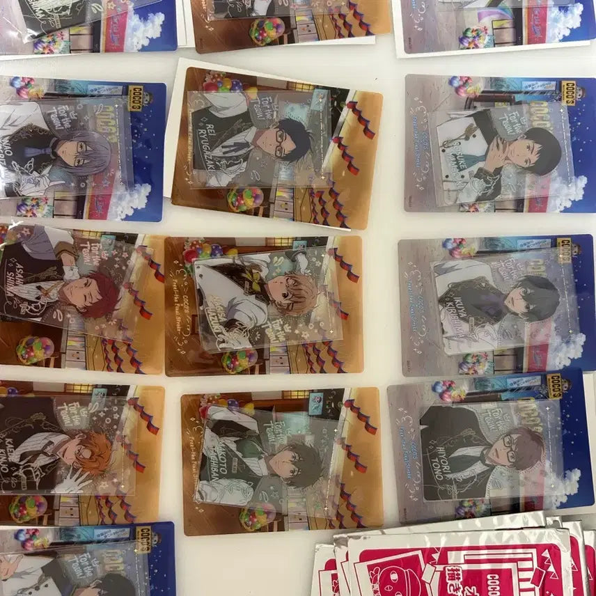 [BUNJANG] Free! x Cocos Collaboration Clear Card Set (13 Types) / 프리!free! 코코스 cocos 콜라보 클리어카드 전 13종