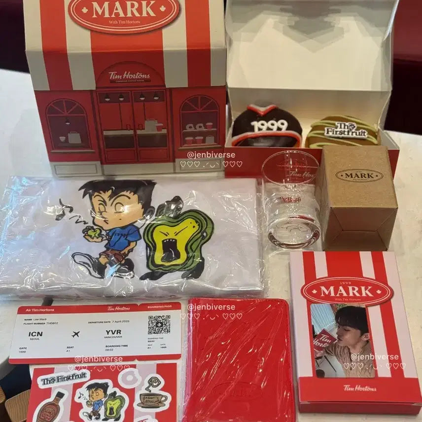 [BUNJANG] Tim Hortons x Mark Full Merchandise Set / 팀홀튼 X 마크 굿즈 풀세트 양도