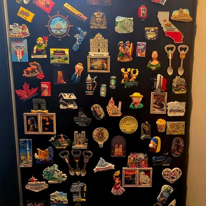 [BUNJANG] Assorted Refrigerator Magnets Collection / [급처분] 해외 여행.기념품 마그넷  일괄 판매
