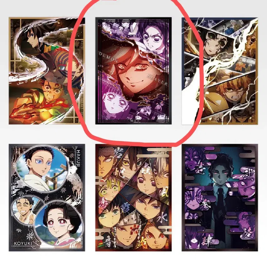 [BUNJANG] Demon Slayer A3 Clear Poster (Shinobu, Douma, Kanao) / 귀칼 D상 A3 클리어 포스터 (시노부 도우마 카나오)