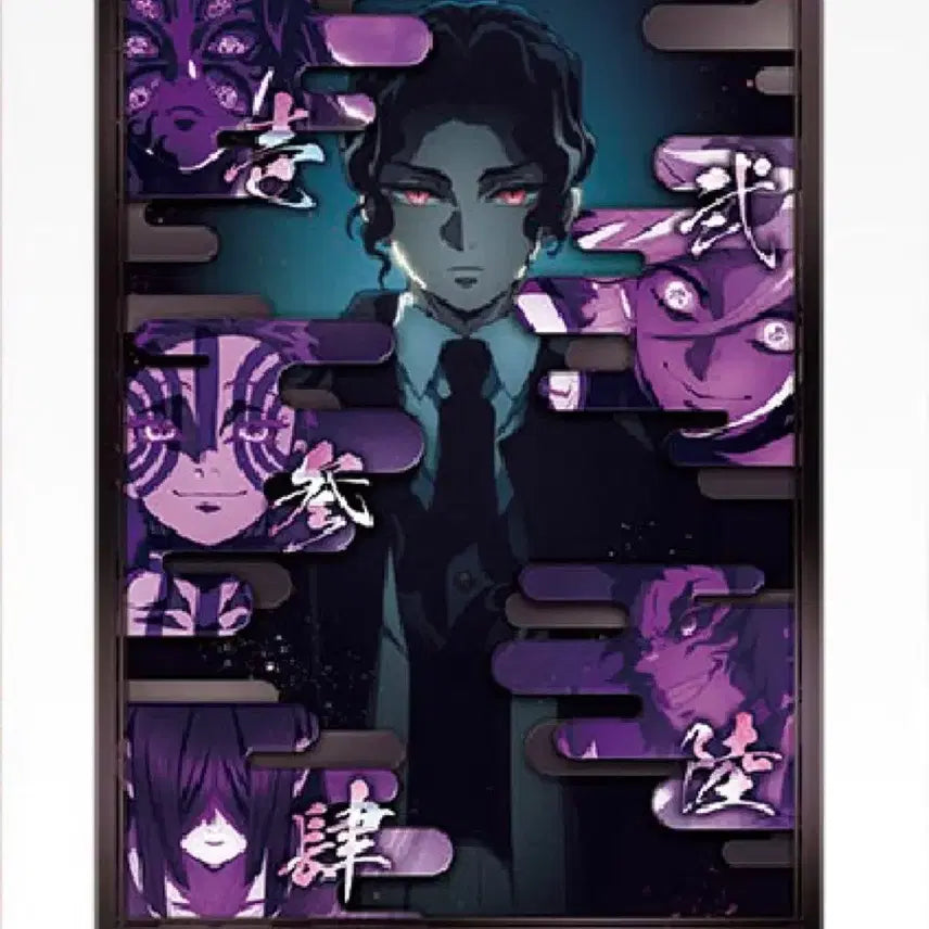 [BUNJANG] Demon Slayer Muzan and Upper Moons A3 Clear Poster / 귀칼 D상 A3 클리어 포스터 (무잔 상현들)