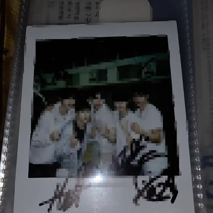 [BUNJANG] ZEROBASEONE Taeyang's Sports Club Signed Polaroid / 제로베이스원 앤더블 제베원 태양의 운동부 당첨 싸폴