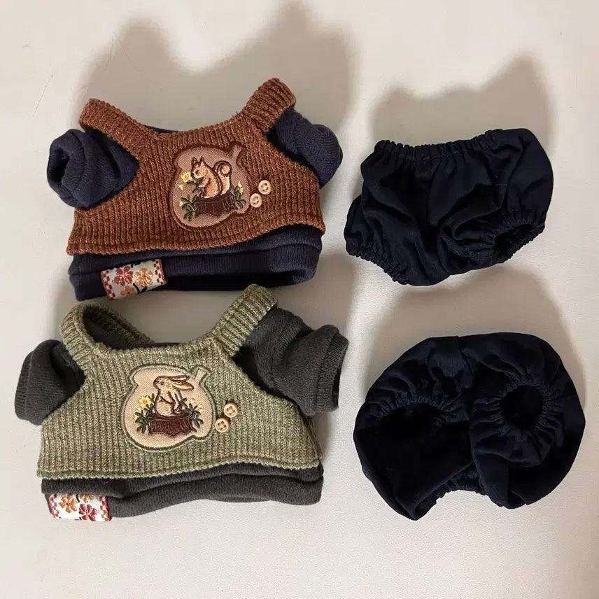 [BUNJANG] 20cm Cotton Doll Clothing Bundle Set / 20cm 솜인형 솜깅 옷 일괄