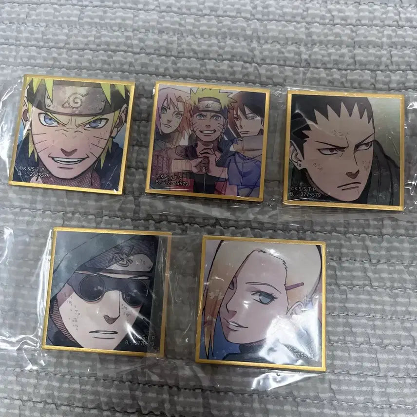 [BUNJANG] Naruto Shikishi Gacha Set / 나루토 색지 가챠 5종 일괄