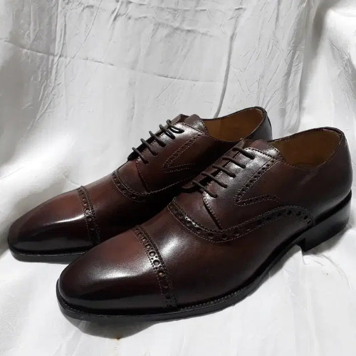 [BUNJANG] Vittorio Martire Straight Tip Oxfords - Size 42 (US 9-9.5) / [판매] 비토리오 마르티레(Vittorio Martire)스트레이트팁42