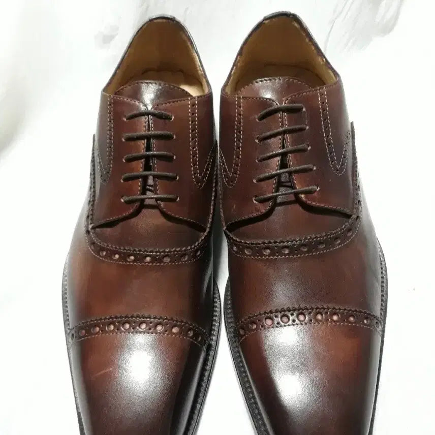 [BUNJANG] Vittorio Martire Straight Tip Oxfords - Size 42 (US 9-9.5) / [판매] 비토리오 마르티레(Vittorio Martire)스트레이트팁42