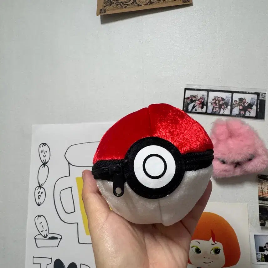 [BUNJANG] Pokemon Monster Ball Pouch Plush / 포켓몬스터 몬스터볼 파우치 인형