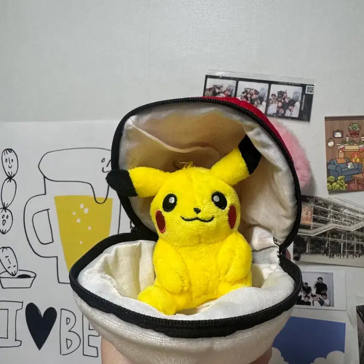[BUNJANG] Pokemon Monster Ball Pouch Plush / 포켓몬스터 몬스터볼 파우치 인형