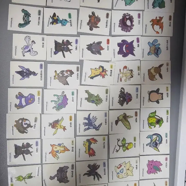 [BUNJANG] Pokemon Stickers (Various Generations) / 포켓몬 띠부실