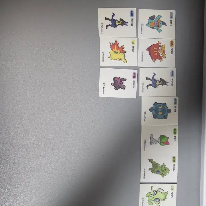 [BUNJANG] Pokemon Stickers (Various Generations) / 포켓몬 띠부실