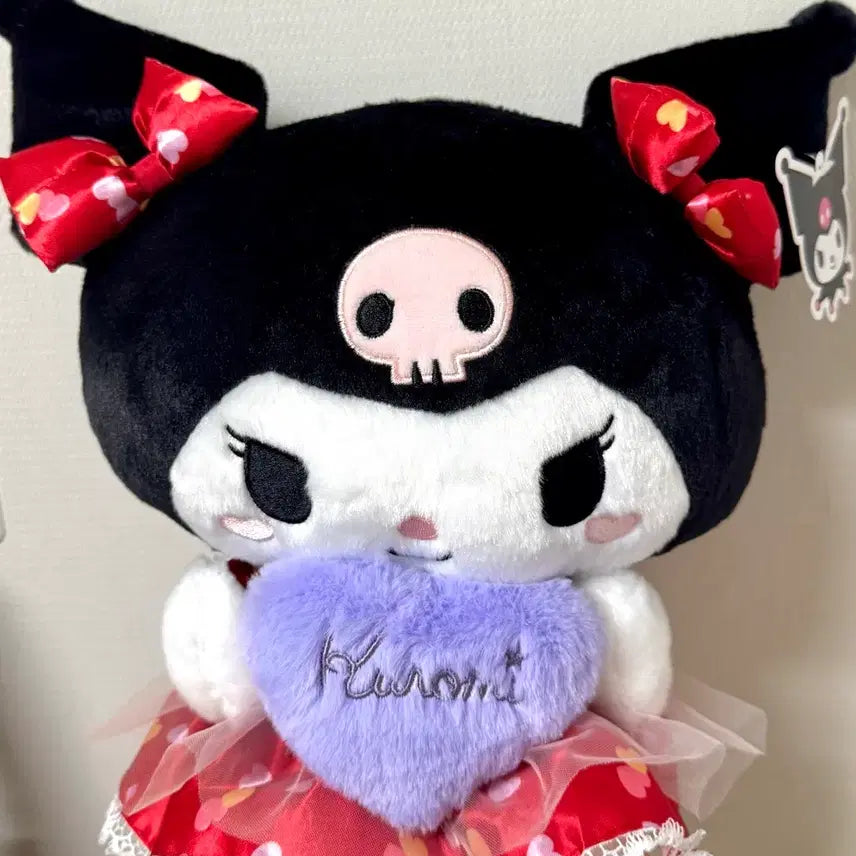[BUNJANG] Kuromi Heart Cushion Plush / 쿠로미 인형 판매 (미사용 새상품)