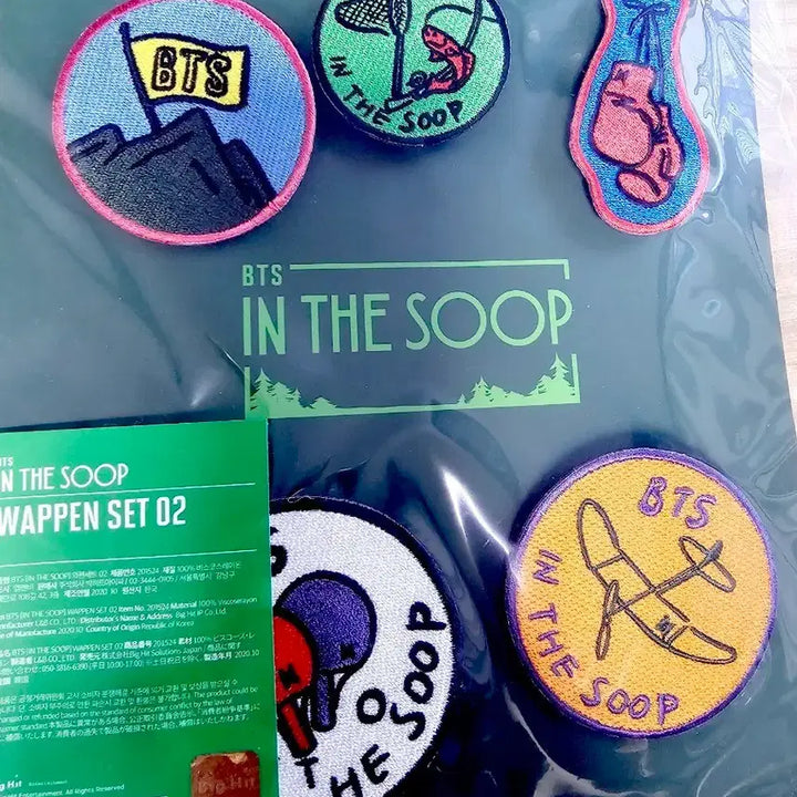 [BUNJANG] BTS In the Soop Wappen Set 02 / BTS 인더숲 와펜세트 02