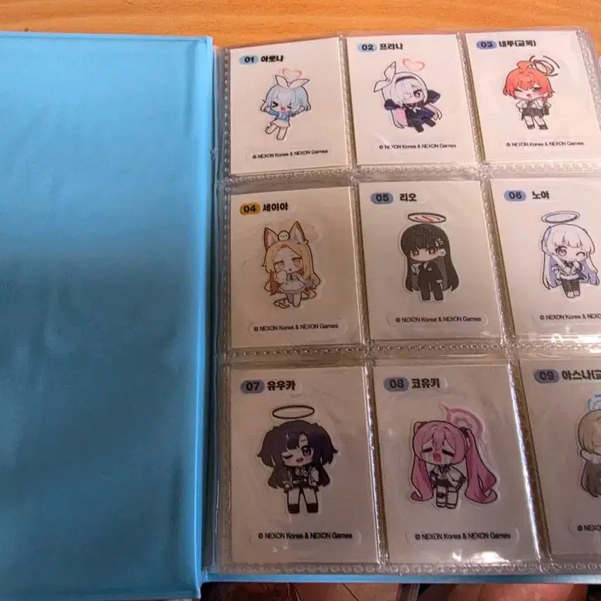 [BUNJANG] Blue Archive GS25 2nd Edition Sticker Collection Set + Card Book / 블아 gs25 2차 띠부씰 컬렉션 모음+카드북(가격제안O)