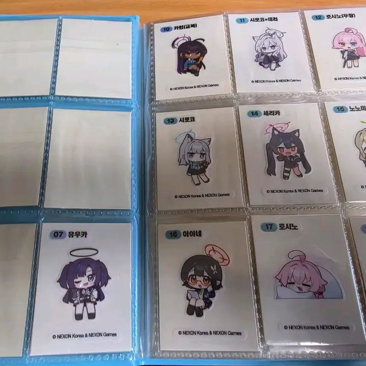 [BUNJANG] Blue Archive GS25 2nd Edition Sticker Collection Set + Card Book / 블아 gs25 2차 띠부씰 컬렉션 모음+카드북(가격제안O)