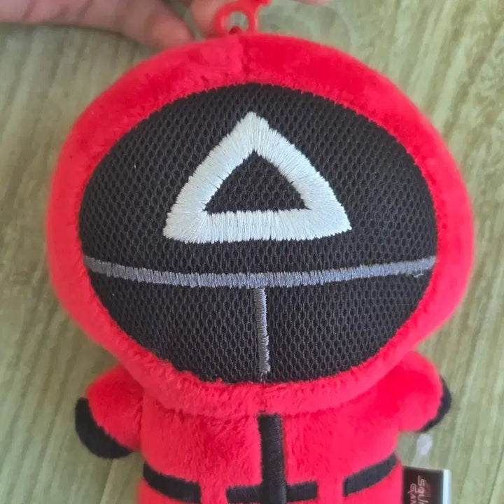 [BUNJANG] Squid Game Soldier Plush Keychain / 넷플릭스) 오징어게임 세모 병정 인형