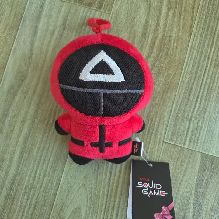 [BUNJANG] Squid Game Soldier Plush Keychain / 넷플릭스) 오징어게임 세모 병정 인형