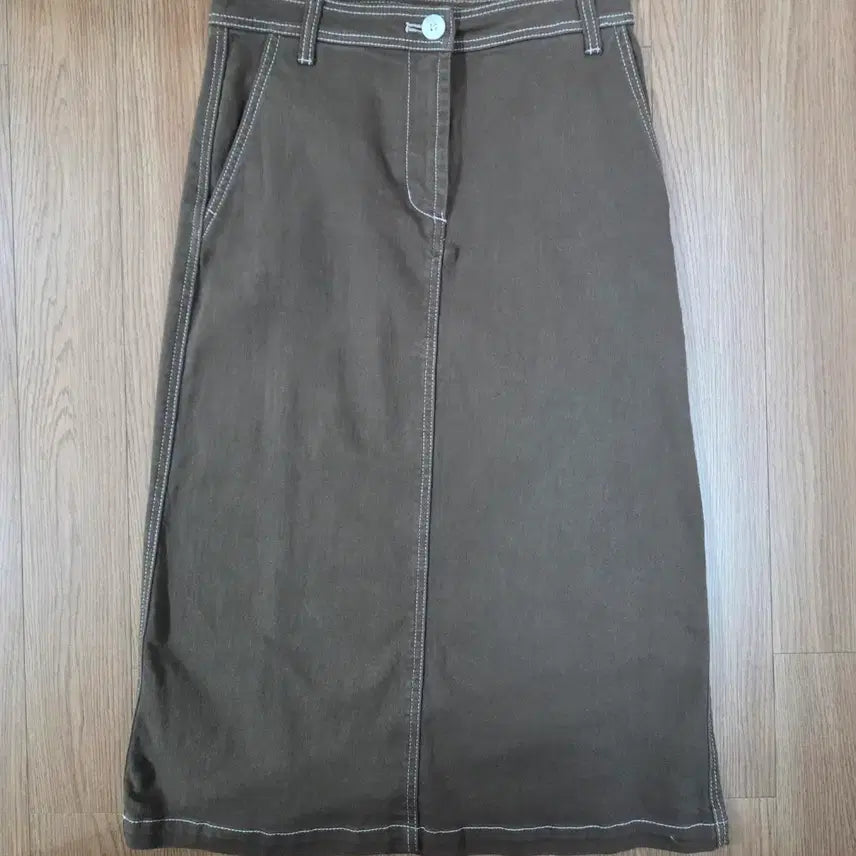 [BUNJANG] Studio Tomboy Cocoa Stitch A-Line Skirt / 스튜디오 톰보이 (Studio Tomboy) 치마