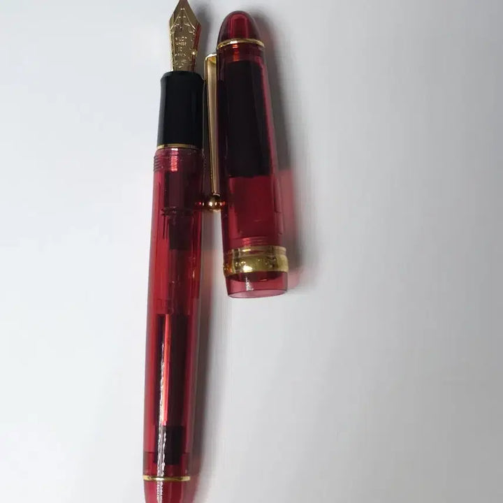 [BUNJANG] Pilot Custom 742 Japan Limited Edition Demonstrator Fountain Pen (Demon Red, FM Nib) / 파이롯트 커스텀742 일본한정판 만년필 데몬스트레이터 Modernized