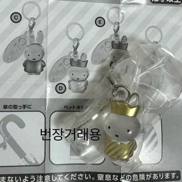 [BUNJANG] Miffy 70th Anniversary Bandai Gacha Mezushi Figure (Sealed) / 미피70주년 가챠 미개봉새상품