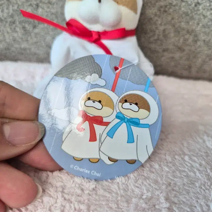 [BUNJANG] Uso Uso Chan Teru Teru Bozu Plush Keychain / 정품) 우소우소짱 테루테루보즈 인형키링 새제품