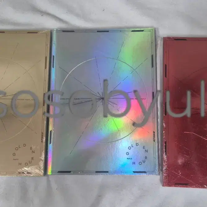 [BUNJANG] ATEEZ GOLDEN HOUR Part.2 Album 3-Version Set (Sealed) / (미개봉)ATEEZ GOLDEN HOUR Part.2 앨범 3종 세트