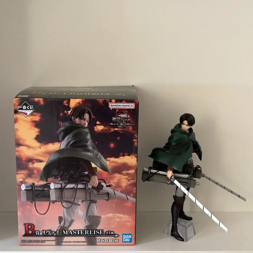 [BUNJANG] Attack on Titan Levi Figure B Prize (Unsealed) / (개봉)제일복권 진격의거인 리바이 B상
