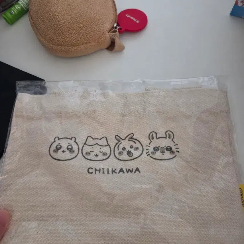 [BUNJANG] Kudamono Chiikawa (Munjakgwi) Eco Bag / 미개봉) 구달 치이카와 (먼작귀) 에코백