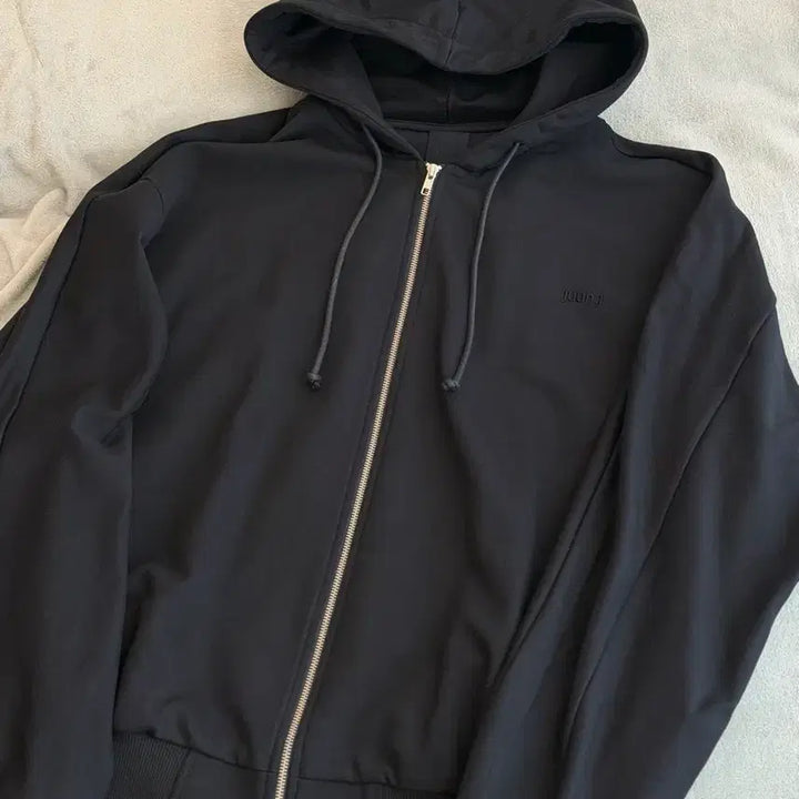 [BUNJANG] Juun.J Core Essential Hooded Zip-Up Navy (L) / 준지 코어 에센셜 후드집업 네이비 (L)