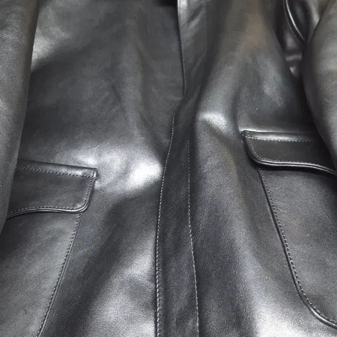 [BUNJANG] Veluokldly A-2 Leather Jacket Black L / Veluokldly A-2 말 가죽 자켓 블랙 L