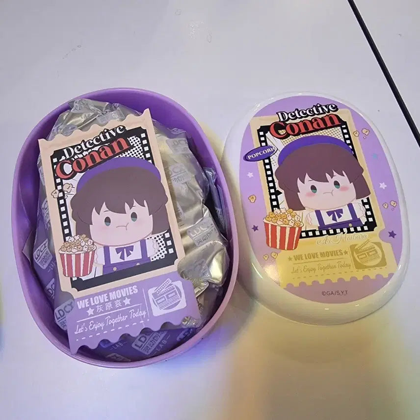 [BUNJANG] Detective Conan Yummy Box Popcorn Set / 명탐정 코난 굿즈 Yummy Box 팝콘통 세트