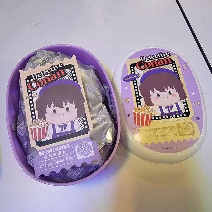 [BUNJANG] Detective Conan Yummy Box Popcorn Set / 명탐정 코난 굿즈 Yummy Box 팝콘통 세트