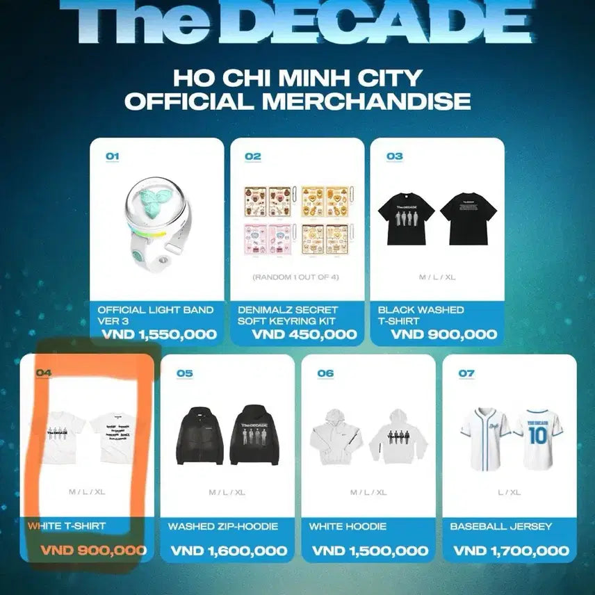 [BUNJANG] DAY6 WORLD TOUR MD T-Shirt / 데이식스 해투엠디 티셔츠