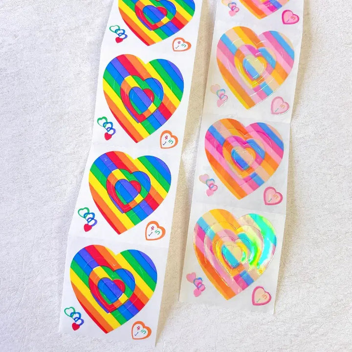 [BUNJANG] SandyLion Chrome Coat &amp; Pearly 4-in-1 Heart String Collection Bundle / 샌디라이온 크롬코테, 펄리 4in1 하트 줄줄이 일괄 지구하트 펄리테디