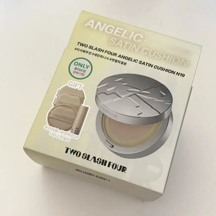 [BUNJANG] Tooslashpo Angelic Satin Cushion N19 Special Set / 새상품) 투슬래쉬포 엔젤릭 새틴 쿠션 N19 기획세트