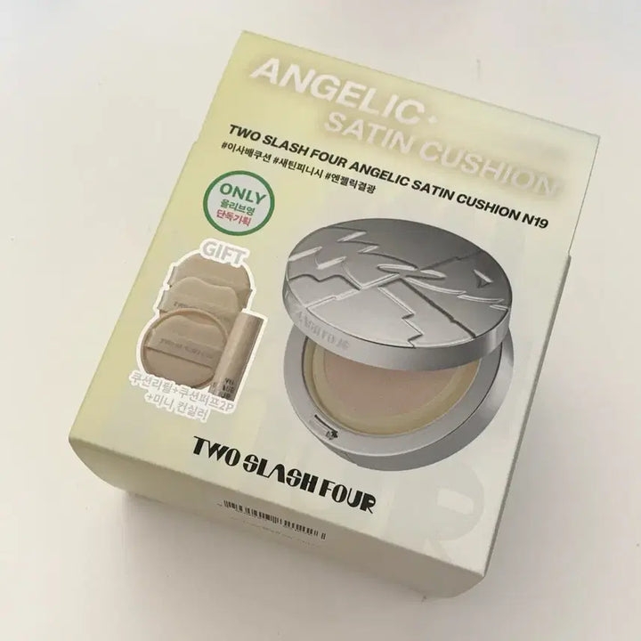 [BUNJANG] Tooslashpo Angelic Satin Cushion N19 Special Set / 새상품) 투슬래쉬포 엔젤릭 새틴 쿠션 N19 기획세트