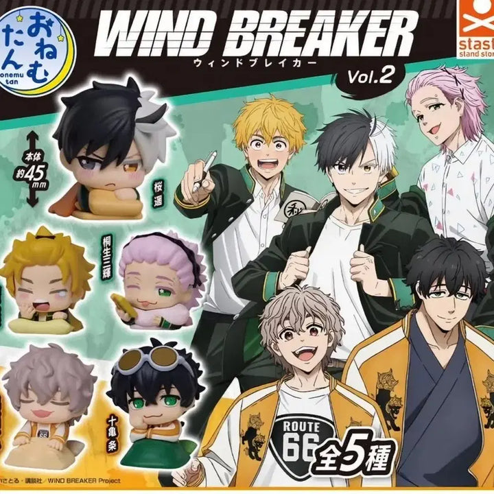 [BUNJANG] Wind Breaker Onemutan Gacha Figure Set Vol. 2 / 윈드브레이커 윈브레 오네무탄 2탄 가챠 피규어