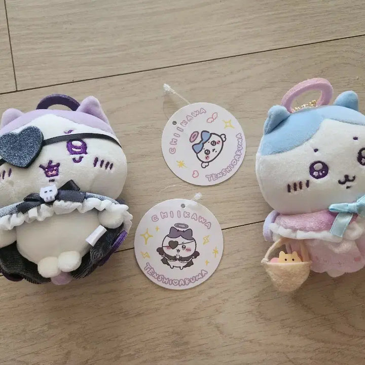 [BUNJANG] Hachware Angel Devil Mascot Plush Doll / (일괄)하치와레 천사 악마 마스코트 인형 팔아요