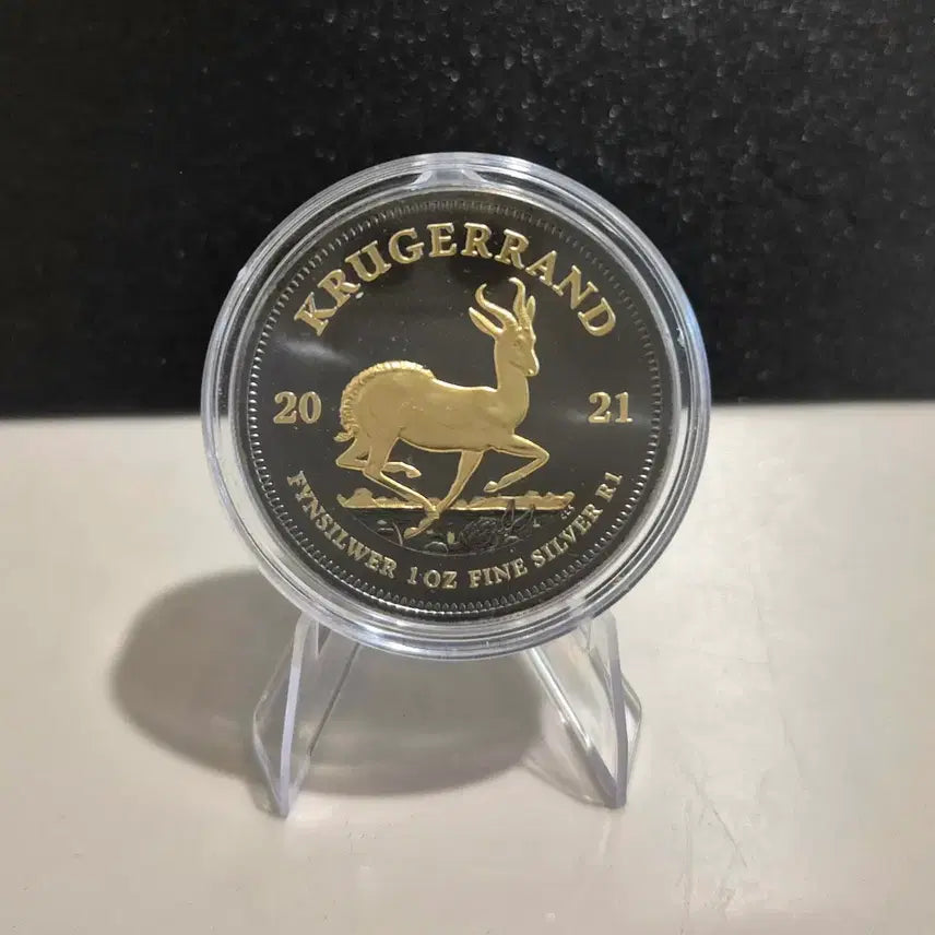[BUNJANG] Krugerland Gold Edition 1 oz Silver Coin / 500개한정판) 쿠루커랜드 골드에디션 1온스 은화