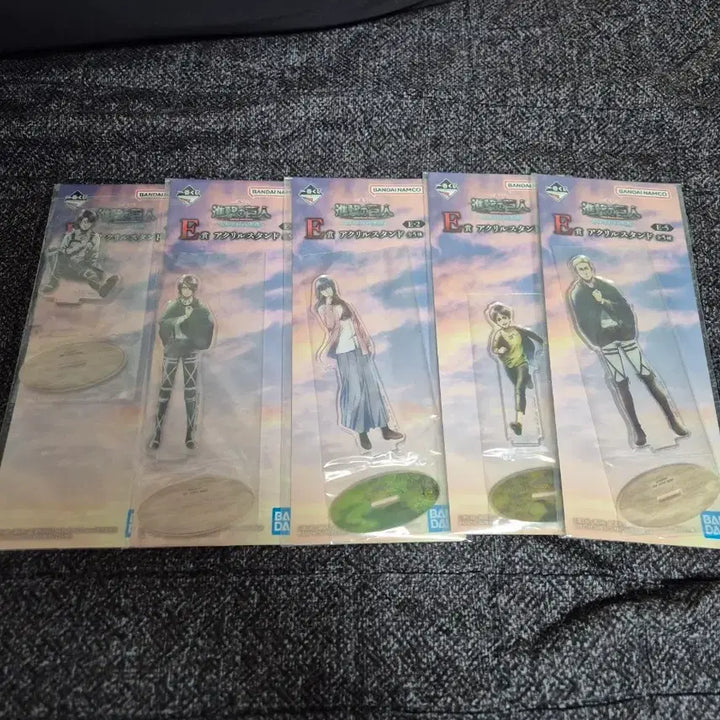 [BUNJANG] Attack on Titan Ichiban Kuji E Prize Full Set Goods / 진격의 거인 제일복권 쿠지 E상 풀세트 굿즈